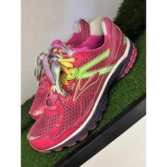 Brooks Adrenaline GTS 13 Pink Glow Running Shoes Women's 10 - Picture 1 of 8
